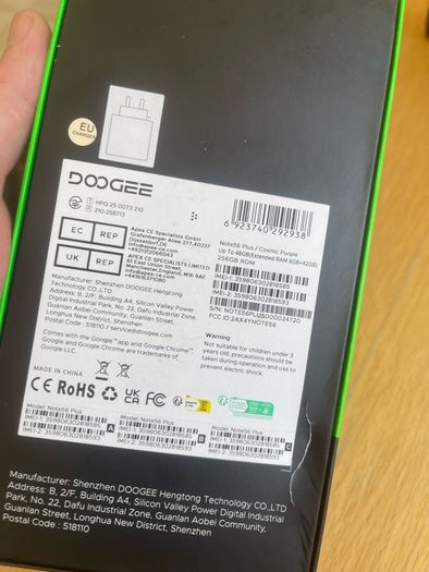 Doogee Note 56 Plus like new