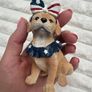 4th Of July Decorations figure American Labrador Used Damaged Please see pictures Image 10