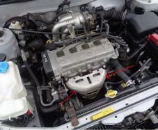 Toyota Starlet EP91 Corolla E11 Exhaust Manifold Heat Shield EFE Toyota 17167-11310