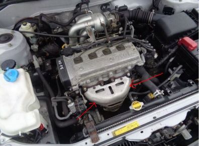 Toyota Starlet EP91 Corolla E11 Exhaust Manifold Heat Shield EFE Toyota 17167-11310