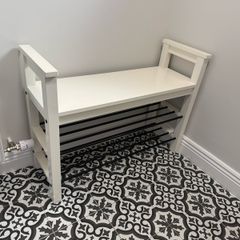 HEMNES Bench with shoe storage