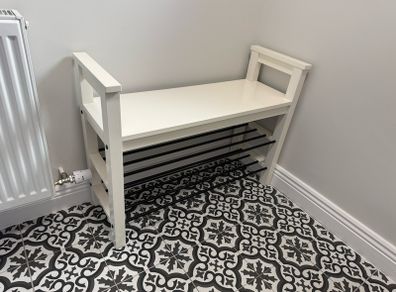 HEMNES Bench with shoe storage
