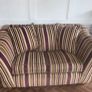 free suite 2 seater and 3 seater very heavy sturdy  2 seater great condition 3 seater needs   cleaning  .and tlc covers come off  fir washing .  I bought to have them reupholstered  but changed my mind .collection only . Need gone ASAP Image 5