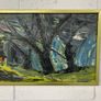 expressionistic oil on canvas signed Clarke Image 3