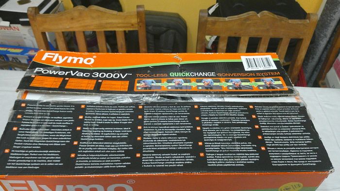Flymo PowerVac 3000V 3-in-1 Electric Garden Blower, Vacuum & Mulcher Brand New