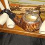4 Clay Pipes a Pipe Lighter and Holder for sale as a lot Postage Available, Image 3