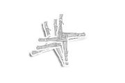 St Brigids Cross Glossy Stickers 3-Pack