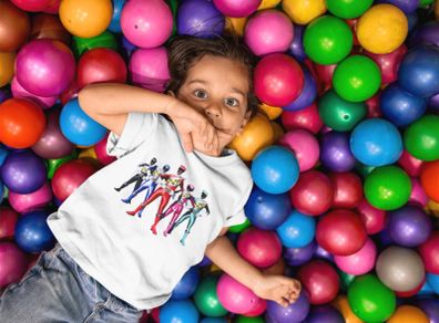 Power rangers characters t-shirt for kids great gift present idea