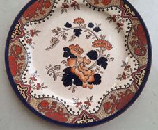 Antique Doulton Burslem 'Alma' Plate 23cm , Late Victorian Era c. 1886-1902