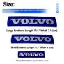 3D Car Grille Badge Sticker Front Grille Blue Black Letter Emblem Decals For XC90 S60 XC60 V70 S80 S40 V50 V40 V60 XC70 XC90 Image 2