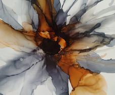 Brand new original alcohol ink painting