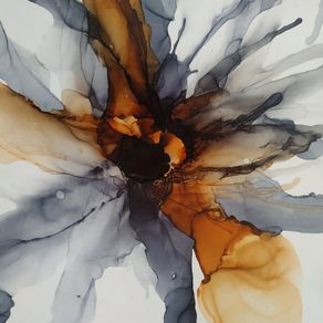 Brand new original alcohol ink painting