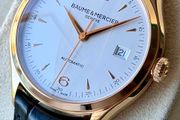 Baume &amp; Mercier Clifton 18K Gold Watch