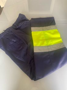 Size XXL Men's navy work trousers