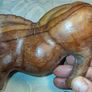 Hardwood Handcarved Pig Image 8