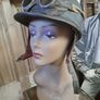 Vintage Motorcycle Helmet Image 4
