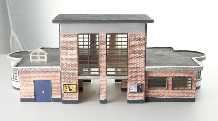 Bachmann Scenecraft 44-066 Art Deco Station Building 00 Scale