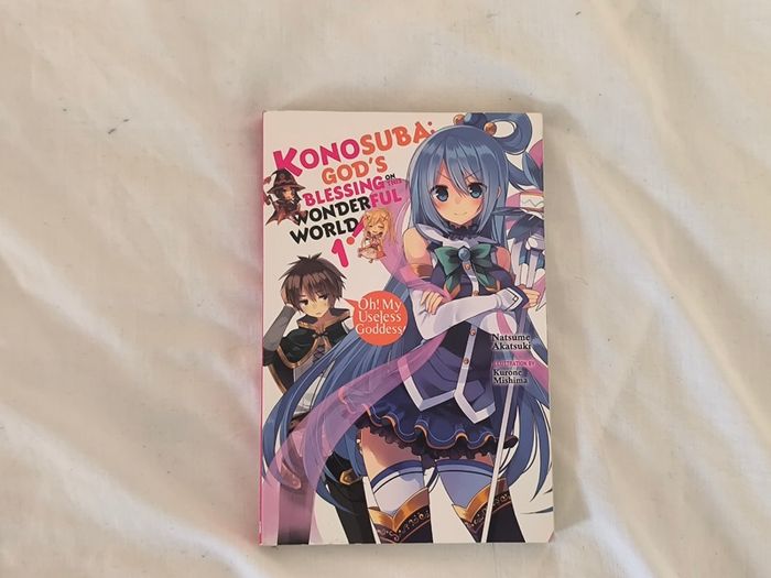 Konosuba Vol. 1 Light Novel