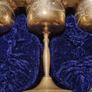 Set of 4 large silver-plated goblets Image 6