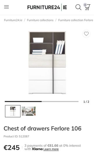 Chest of drawers