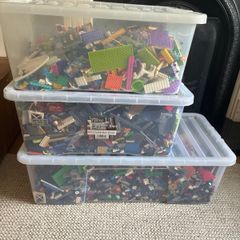 3 large boxes of LEGO