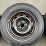 14" 5x100 VW steel wheels (Good tyres) Image 7