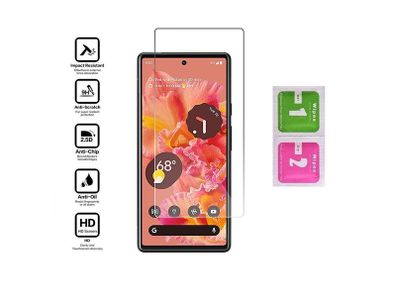 For Google Pixel 6 Tempered Glass Screen Protector Saver Cover Case Friendly New - FHT015GPT