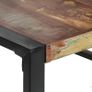 Dining Table 140x140x75 cm Solid Reclaimed Wood Image 2