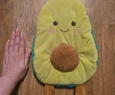 Avocado hot water bottle