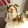 Christmas decorations  x 2 gold. NOW 5 euro Image 5