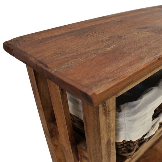 Console Table Solid Reclaimed Wood 69x28x70 cm