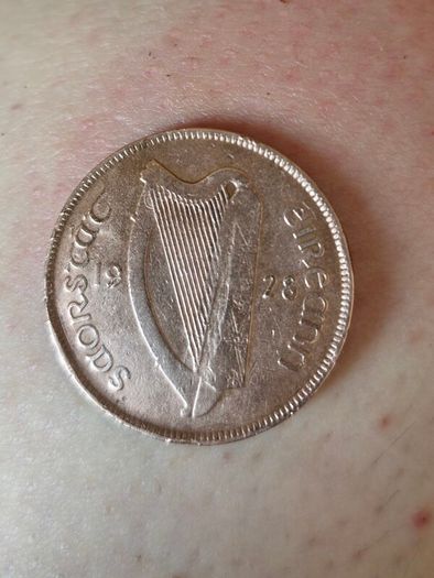 1928 Irish error coin