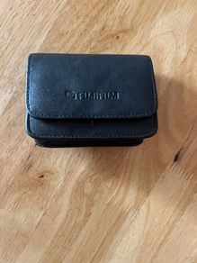 Fujifilm black leather case