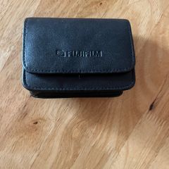 Fujifilm black leather case