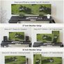 L Shaped Corner Desk - 100x70 cm Study Office Gaming Desk, Computer Desk Small Writing Table, Large Reversible Storage Shelves, Bookshelf Workstation for Study Play Work Bedroom Home Office Image 6