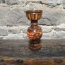Handcrafted Wooden Vase - Carved Grape Motif Image 2