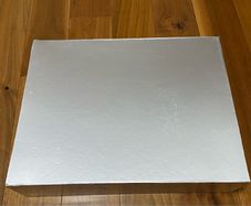 Silver Hamper box with filler