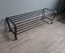 shoe rack black