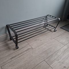 shoe rack black