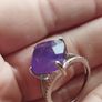 Amethyst ring made of 925 sterling silver Image 8