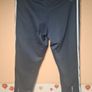 womens Adidas high waisted 3 quarter length leggings shorts Size Large 16-18 navy Image 6