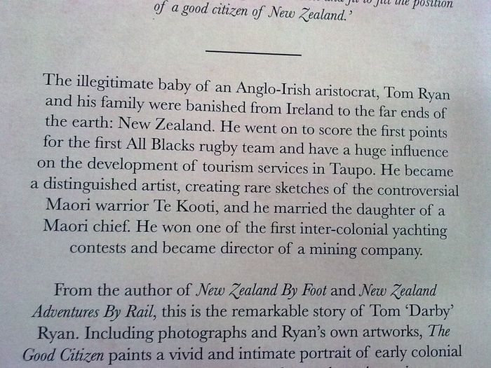 The Good Citizen The story of the remarkable Tom Ryan Ireland New Zealand