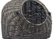 Cat Transporter Grey  Natural Willow