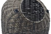 Cat Transporter Grey  Natural Willow