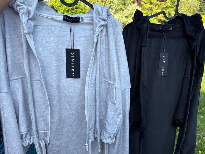 sports suit black, grey melange