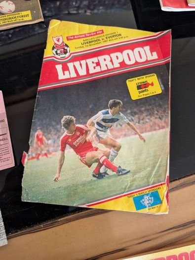 Huge 1990 80s vintage liverpool and some vintage Ireland soccer gear signed gear etc