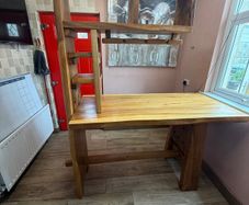 New Solid wooden table now 200 for quick sale