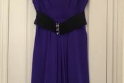 Purple Belted Dress BNWT