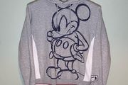Disney Store Mickey Mouse Pullover Hoodie Mens Size Small