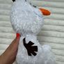 Disney Frozen Glitter Olaf Plush Used PLease see pictures Image 7